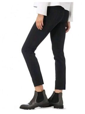 Raffaello Rossi 6/8 Penny Pull On Crop Slim Leg Pants Black Size 12